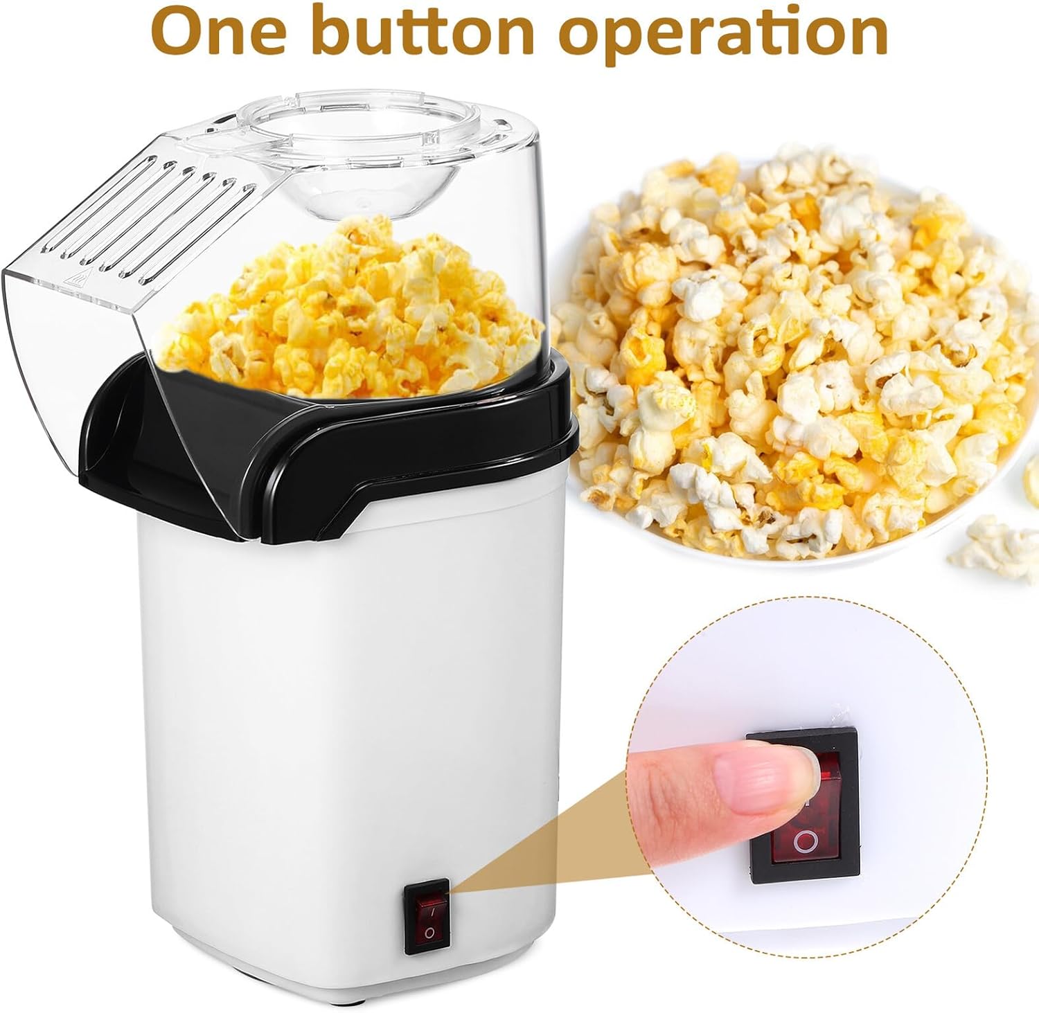 Electric Popcorn Maker – Quick & Fun 🍿✨