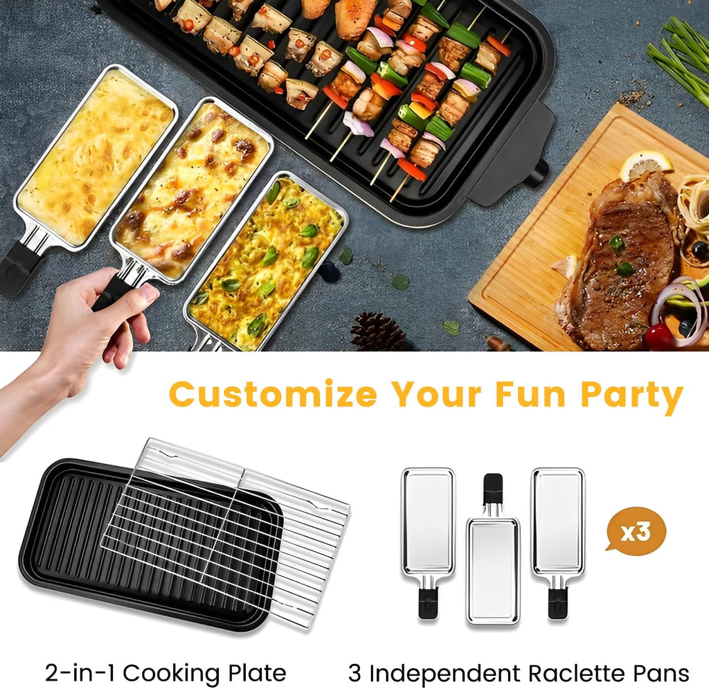 Smokeless Indoor Electric Grill – 1500W Easy Cooking